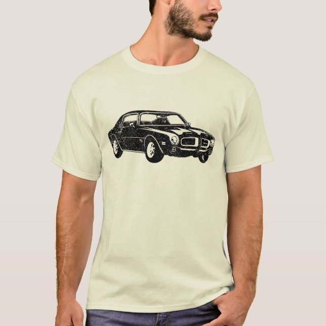 Camiseta De Pontiac Firebird 400 ar 1970 de ram (Frente)