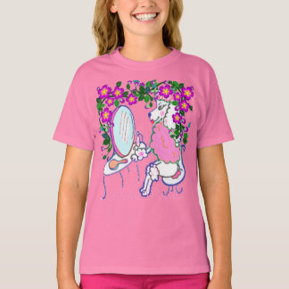 Camiseta de Poodle Média Pinkie