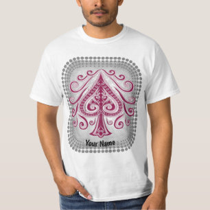 Camiseta de pôquer espadas