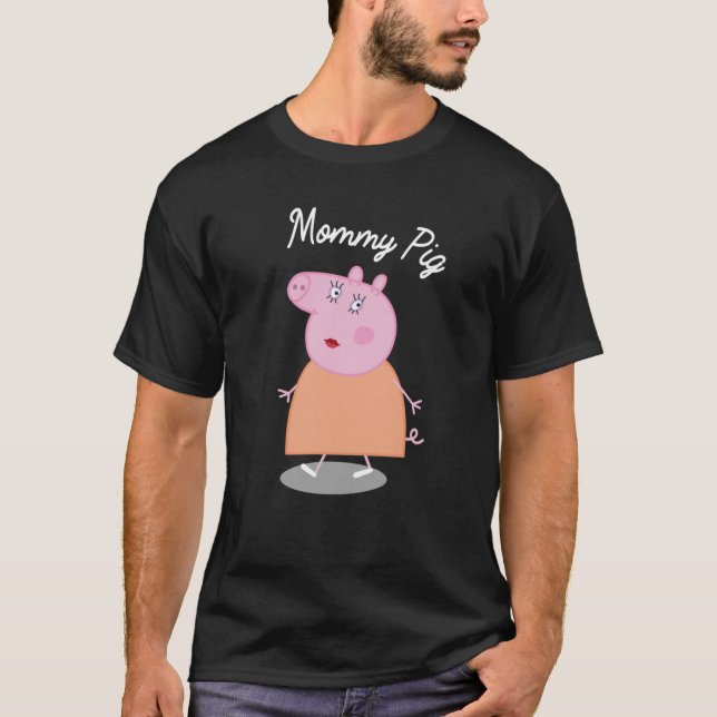 Camiseta de porco engraçado (Frente)