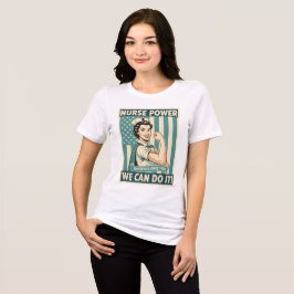 Camiseta de pôster de enfermeira vintage