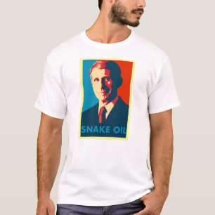 Camiseta de pôster de óleo de cobra Fauci