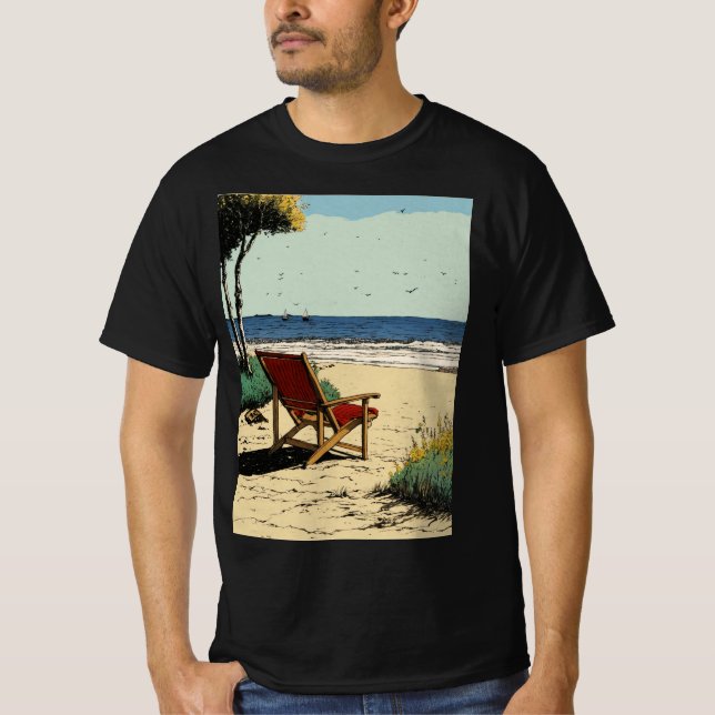 Camiseta de praia (Frente)