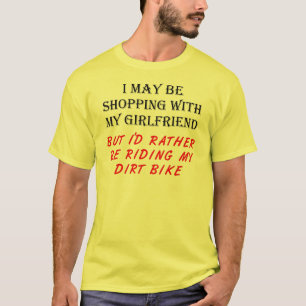 Camiseta De preferência, andando de bicicleta de motocross