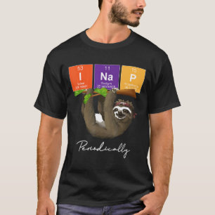Camiseta de Preguiça de Ciência Engraçada Eu Durmo