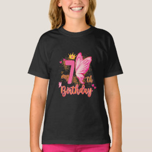Camiseta de presente de princesa 'Meu 7º Aniversár