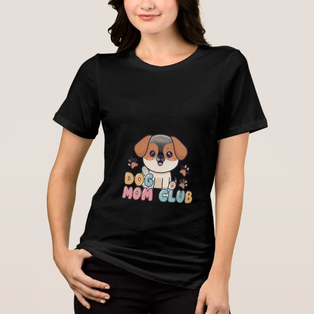 Camiseta de Presente do Clube da Mamãe de Cachorro (Frente)