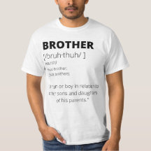 Camiseta de presente para irmãos engraçados