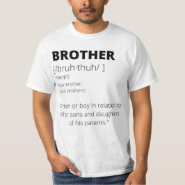 Camiseta de presente para irmãos engraçados