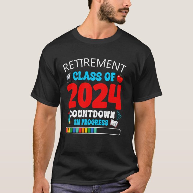 Camiseta de presente para professor contagem regre (Frente)