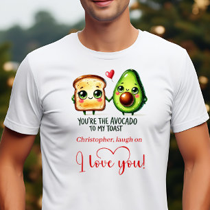 Camiseta de presente personalizada de comida engra