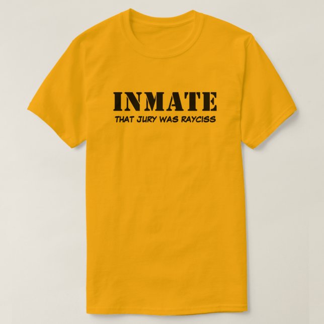 Camiseta de Presidiário (Frente do Design)