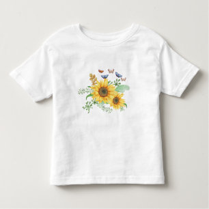 camiseta de primavera de girassol