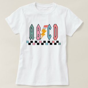 Camiseta de Professor Abcd, Presente de Apreciação