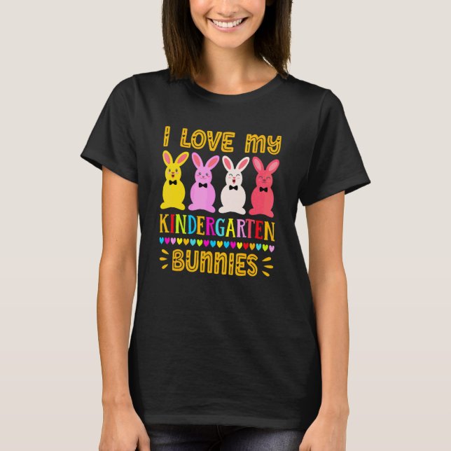 Camiseta de professor de dia de Páscoa divertido E (Frente)