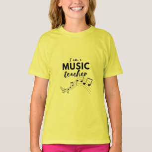 Camiseta de Professor de Música – Ensine, Toque, R