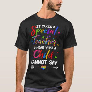 Camiseta de professor especial de autismo Camiseta