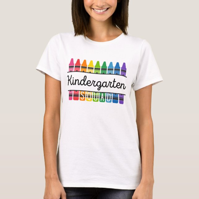 Camiseta de Professores do Esquadrão do Jardim Inf (Frente)