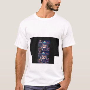 Camiseta de Programadora Gata Dev Kawaii Ca Codi