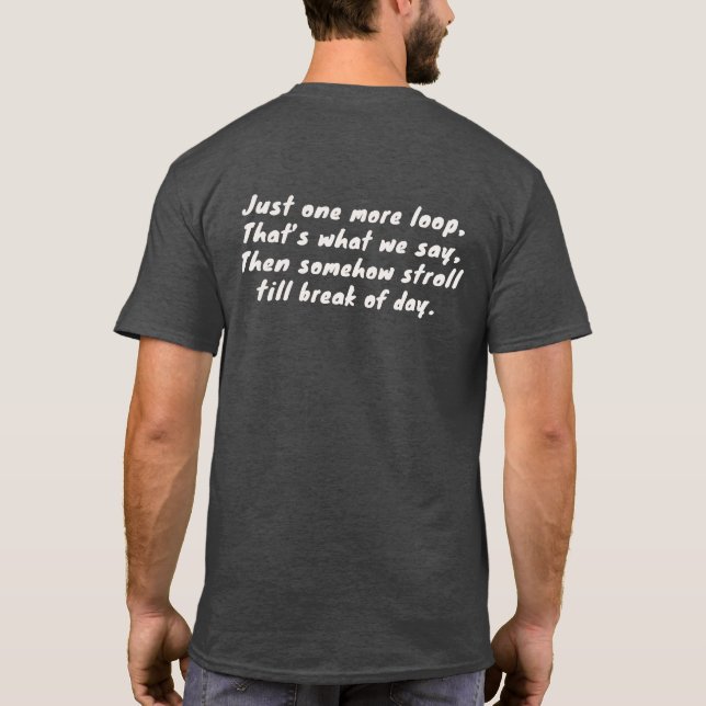 Camiseta de Proprietário de Cachorro Rítmico Just  (Verso)