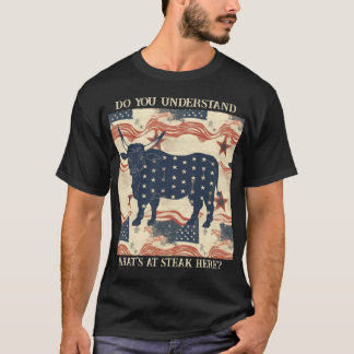 Camiseta de Protesto de Carne Americana