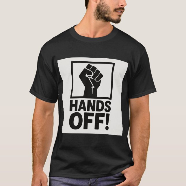 Camiseta de Protesto - Gráfico de Declaração Negri (Frente)
