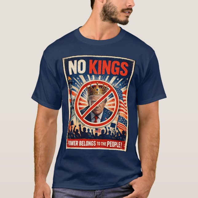 Camiseta de Protesto Sem Reis (Frente)