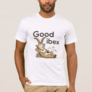 Camiseta de Punho de Íbex Engraçado Vibex Bom Ca