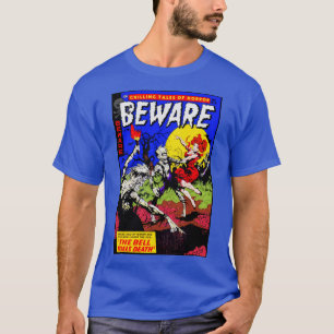 Camiseta de Quadrinhos de Terror dos Anos 1950 BEW