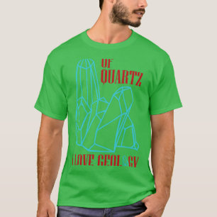 Camiseta De quartzo, adoro geologia 9