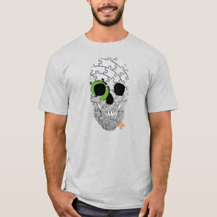 Camiseta de Quebra-cabeça HANDSKULL BasicB2