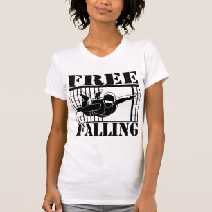 Camiseta de queda livre