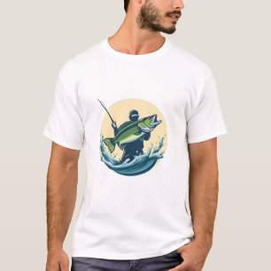 Camiseta de Quem Faz o Peixe Pescador Frio