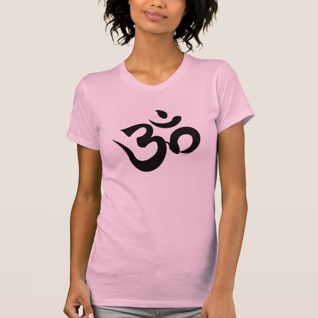 Camiseta de Racerback da ioga do OM Sri Yantra (Frente)