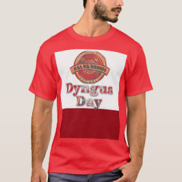 Camiseta de rádio polca do Dia de Dyngus masculino