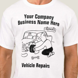 Camiseta de Reparos de Carros ou Veículos em Ofici