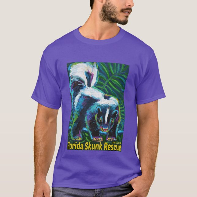Camiseta de resgate da Florida Skunk (Frente)