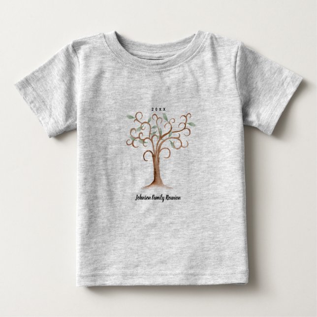 Camiseta De Reunião De Árvore Toddler T Shirt (Frente)