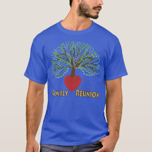 Camiseta de Reunião de Família Árvore Genealógica