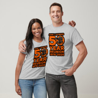 Camiseta de Reunião dos 50 Anos JIL 1976-2026 (Cin