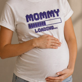 Camiseta de Revelação de Gravidez Mamãe Carregando
