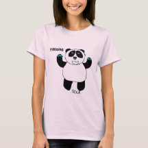 CAMISETA DE ROCK DOS PANDAS