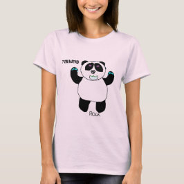 CAMISETA DE ROCK DOS PANDAS