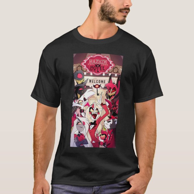 camiseta de ropa de hazbin hotel (Frente)