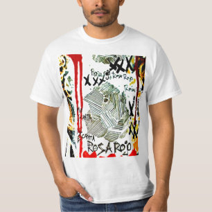 Camiseta de Rosa Rojo