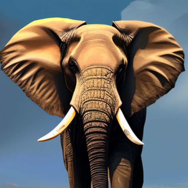 Camiseta de Rosto Elefante (Criador carregado)