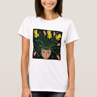 camiseta de rosto primavera