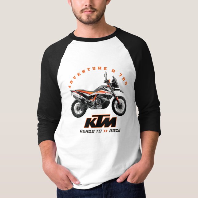 Camiseta de Roupa do KTM ADVENTURE R 790 Designer (Frente)