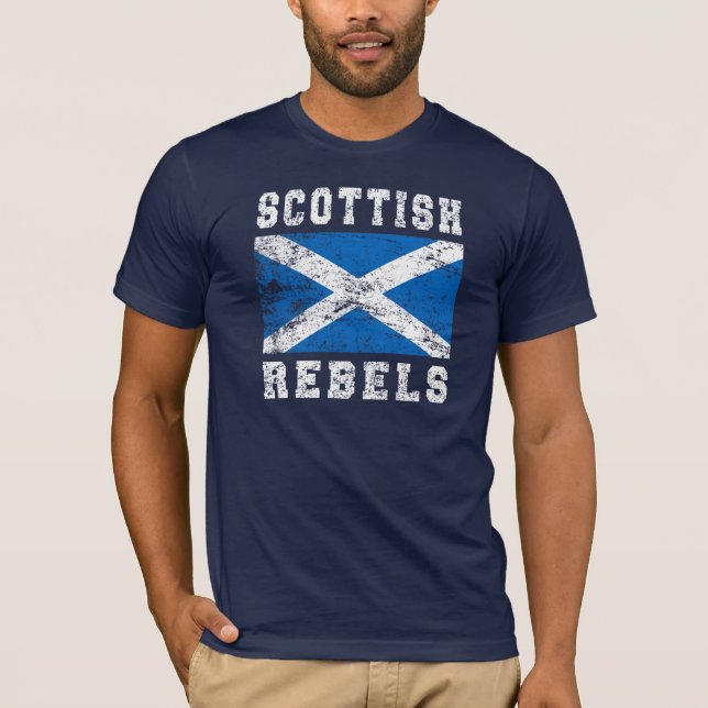 Camiseta de Roupas de Rebeldes Escoceses (Frente)