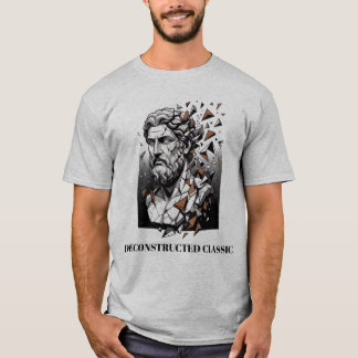 Camiseta de Rua Geometria Quebrada Abstrata